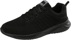 BORAMAX Trainers Mens Running Shoes Tennis Fashion Sneakers Athletic Slip On Walking Gym Lightweight Breathable Shoes