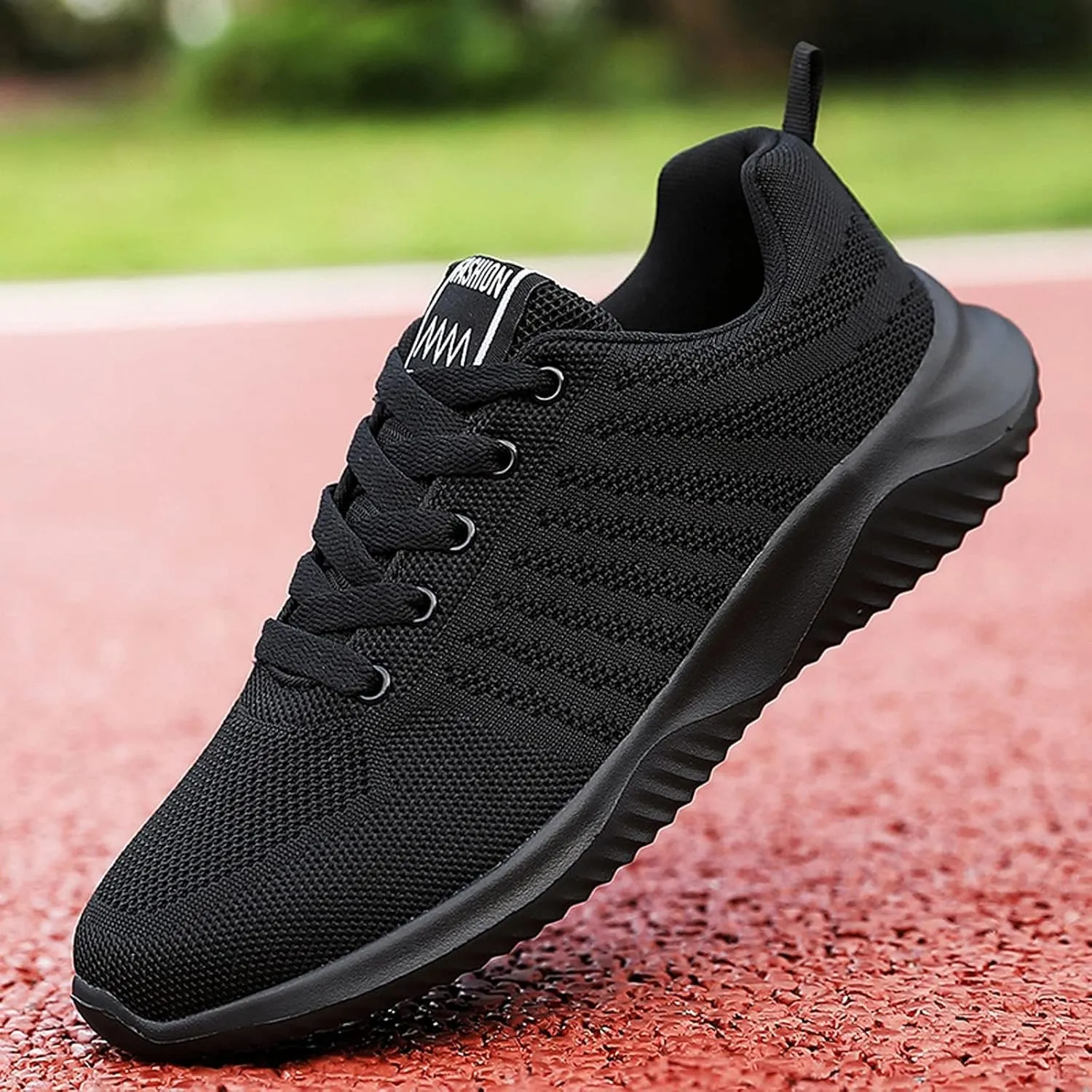 BORAMAX Trainers Mens Running Shoes Tennis Fashion Sneakers Athletic Slip On Walking Gym Lightweight Breathable Shoes