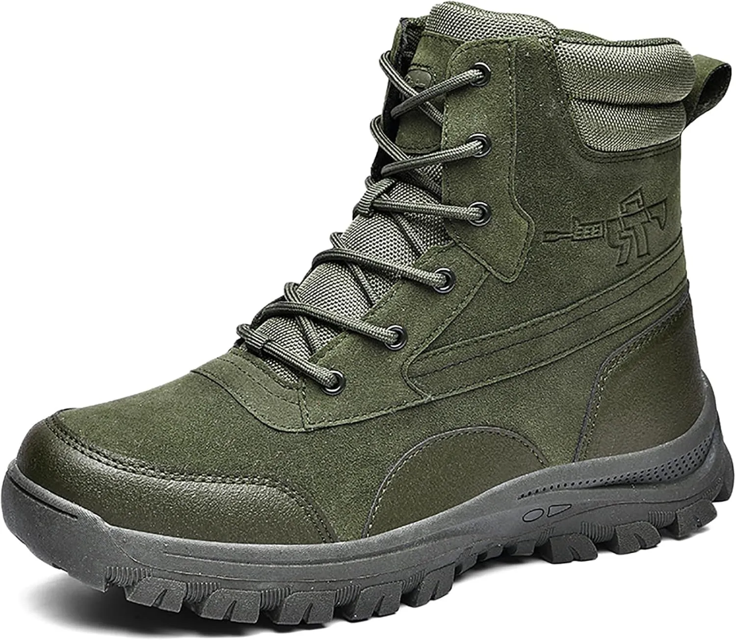 Men's Commando Combat Boots Outdoor Army Patrol Boots Tactical Boots Breathable Military Boots Security Police Shoes