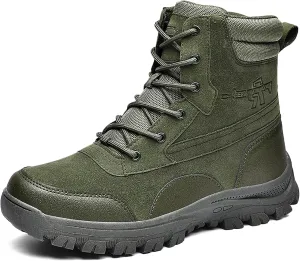 Men's Commando Combat Boots Outdoor Army Patrol Boots Tactical Boots Breathable Military Boots Security Police Shoes
