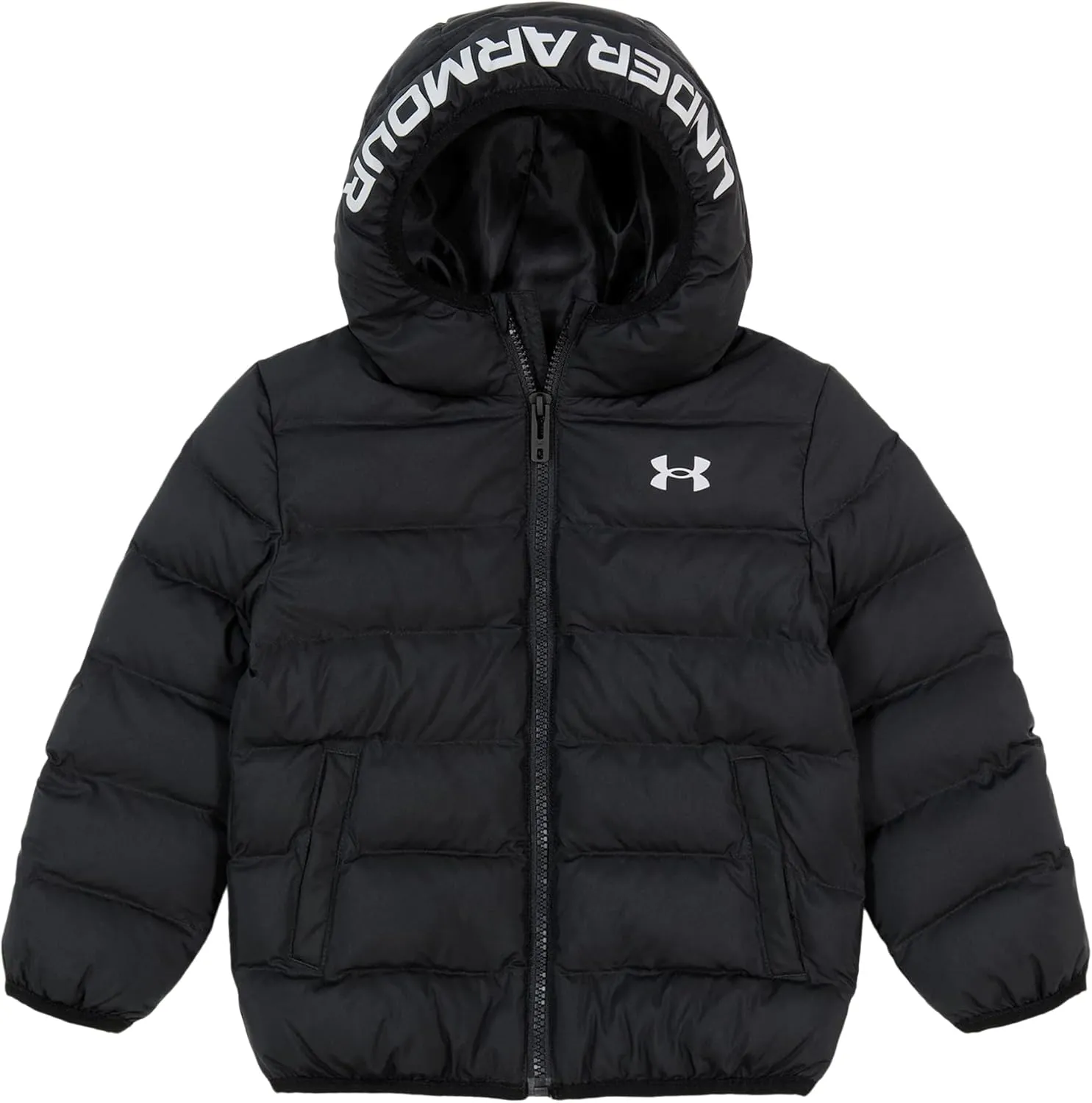 Under Armour Boys' Pronto Puffer Jacket, Mid-Weight, Zip Up Closure, Repels Water